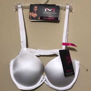 White push-up bra 34C